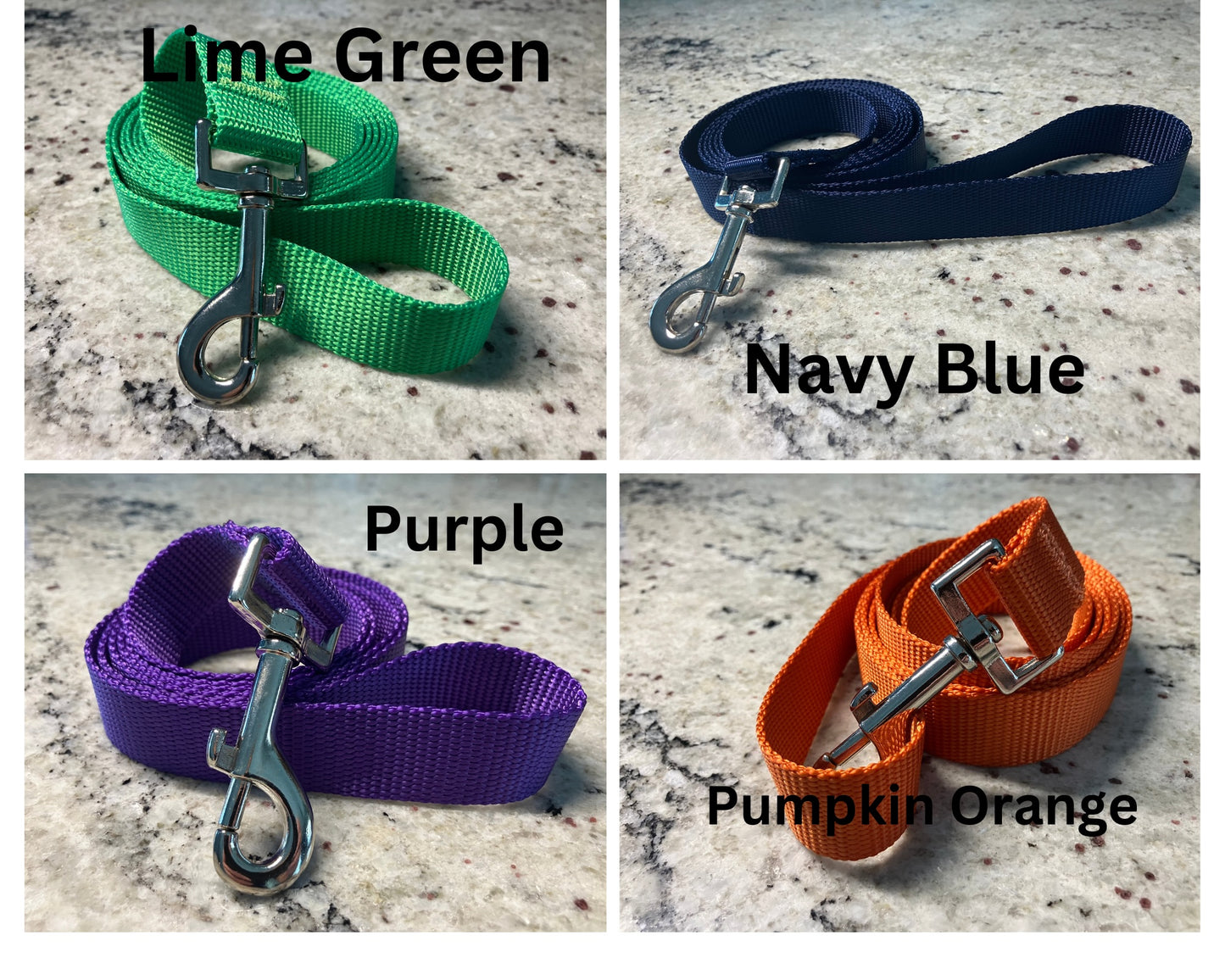 5/8" solid Color Leash