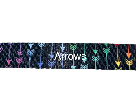 1" Patterned Leashes