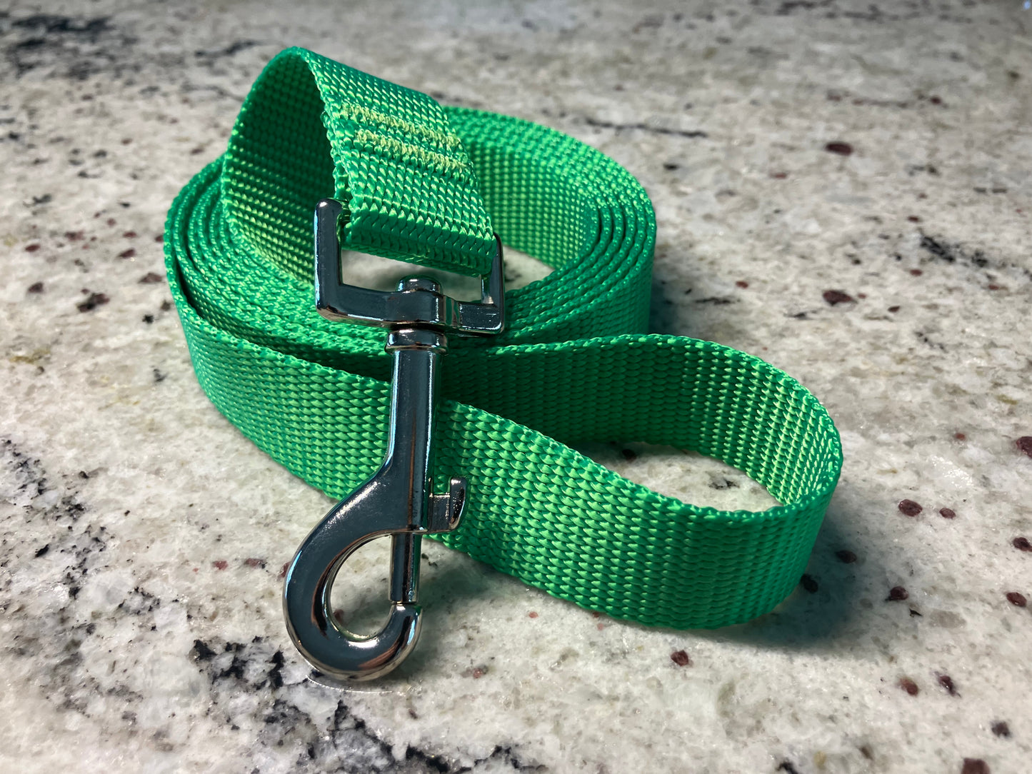 1" Solid Color Leash