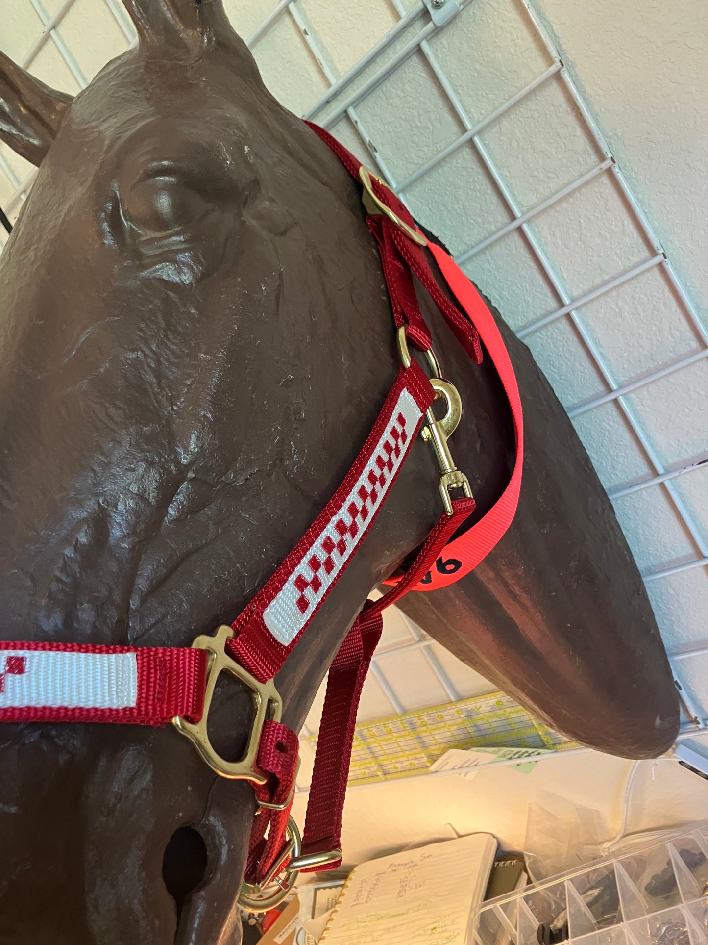 Checkered Horse Halter
