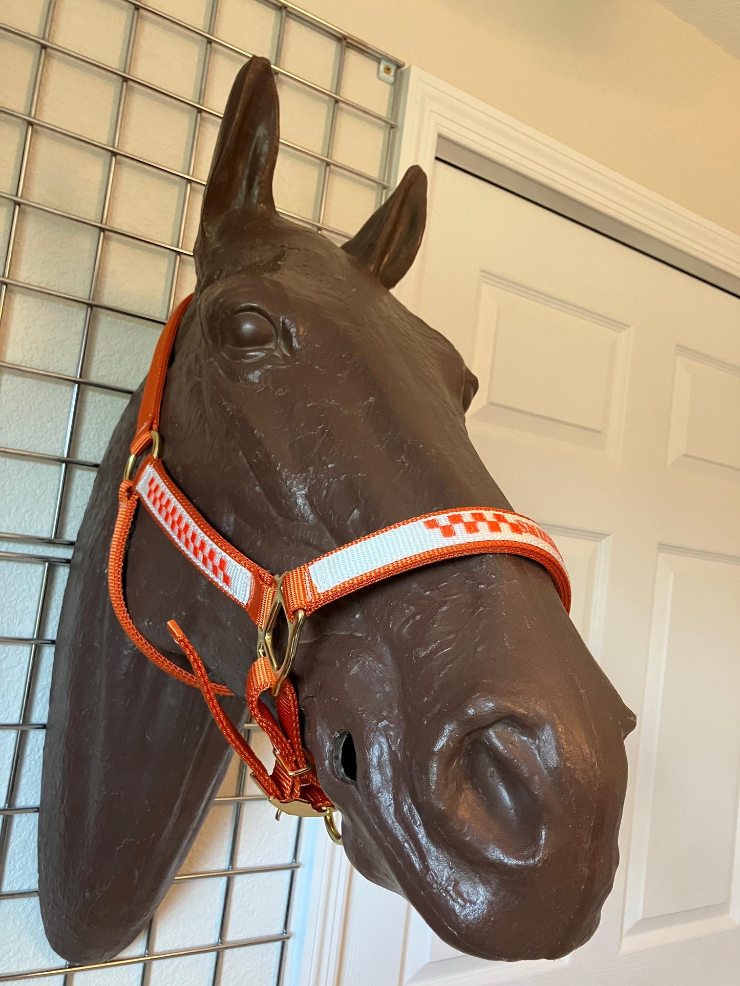 Checkered Horse Halter