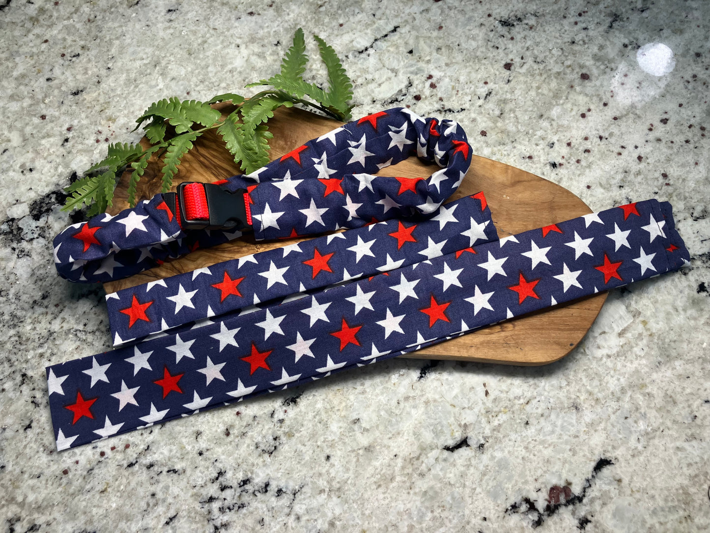 Patriotic stars collar cover