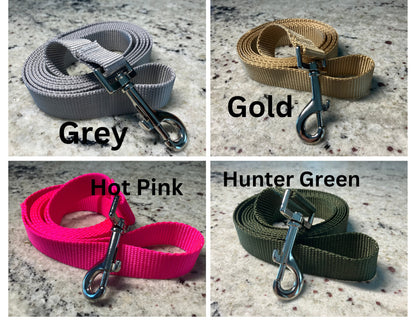 5/8" solid Color Leash