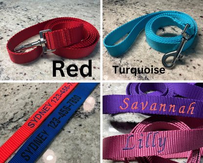 5/8" solid Color Leash