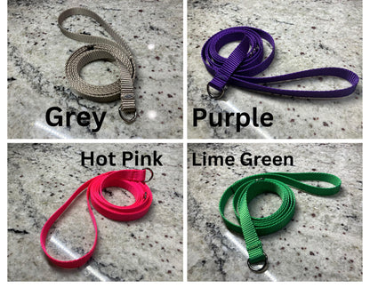 Nylon Slip Lead for dogs, Show Ready Leashes for Kennel, Training, or Emergencies