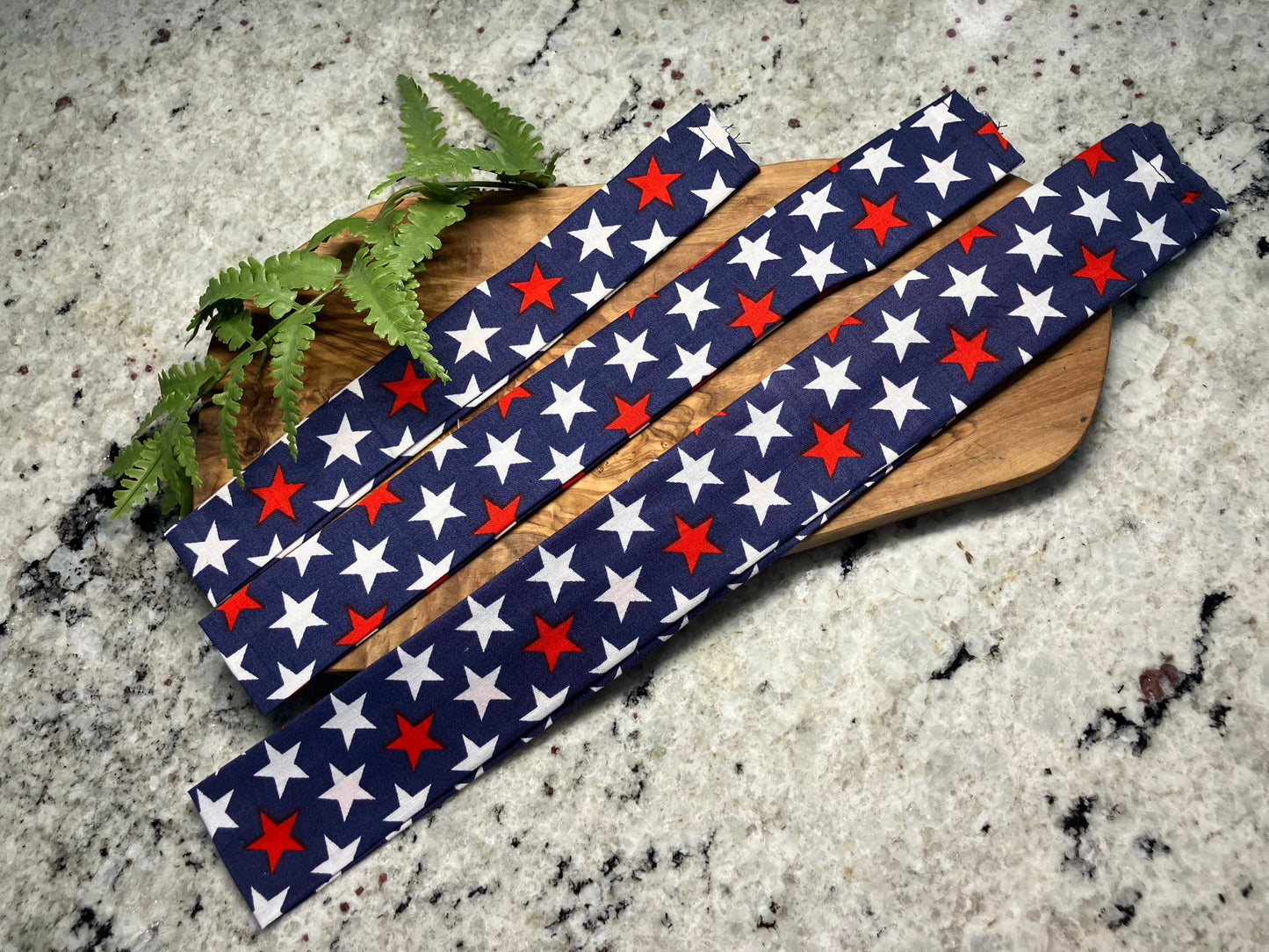 Patriotic stars collar cover